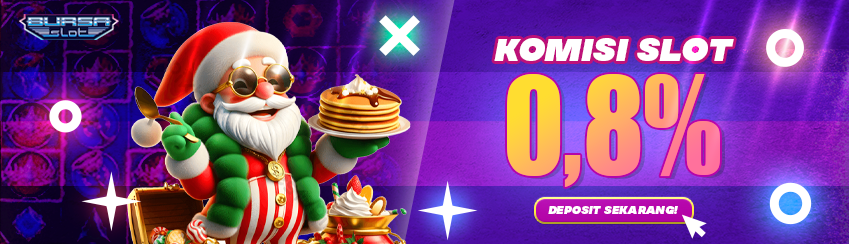 KOMISI SLOTS MINGGUAN UP TO 0,8%